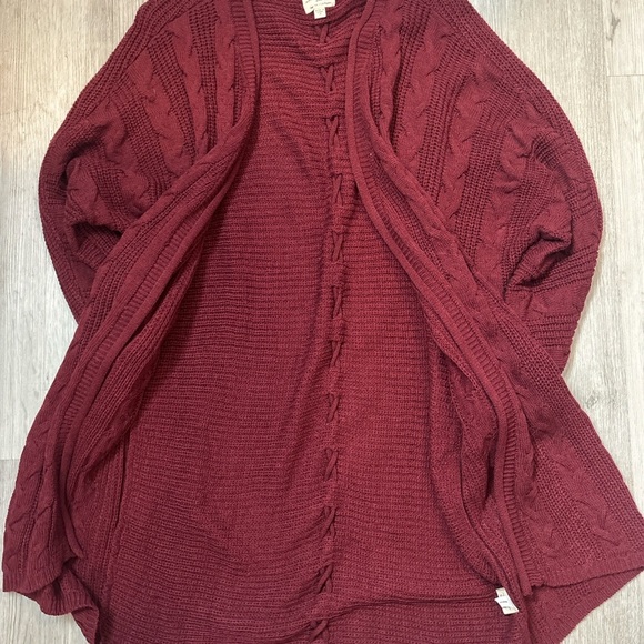 Ultra Flirt Plus Open Front Cable Knit Cardigan – Size 1X (NWT) BIN 1003 - Picture 4 of 4